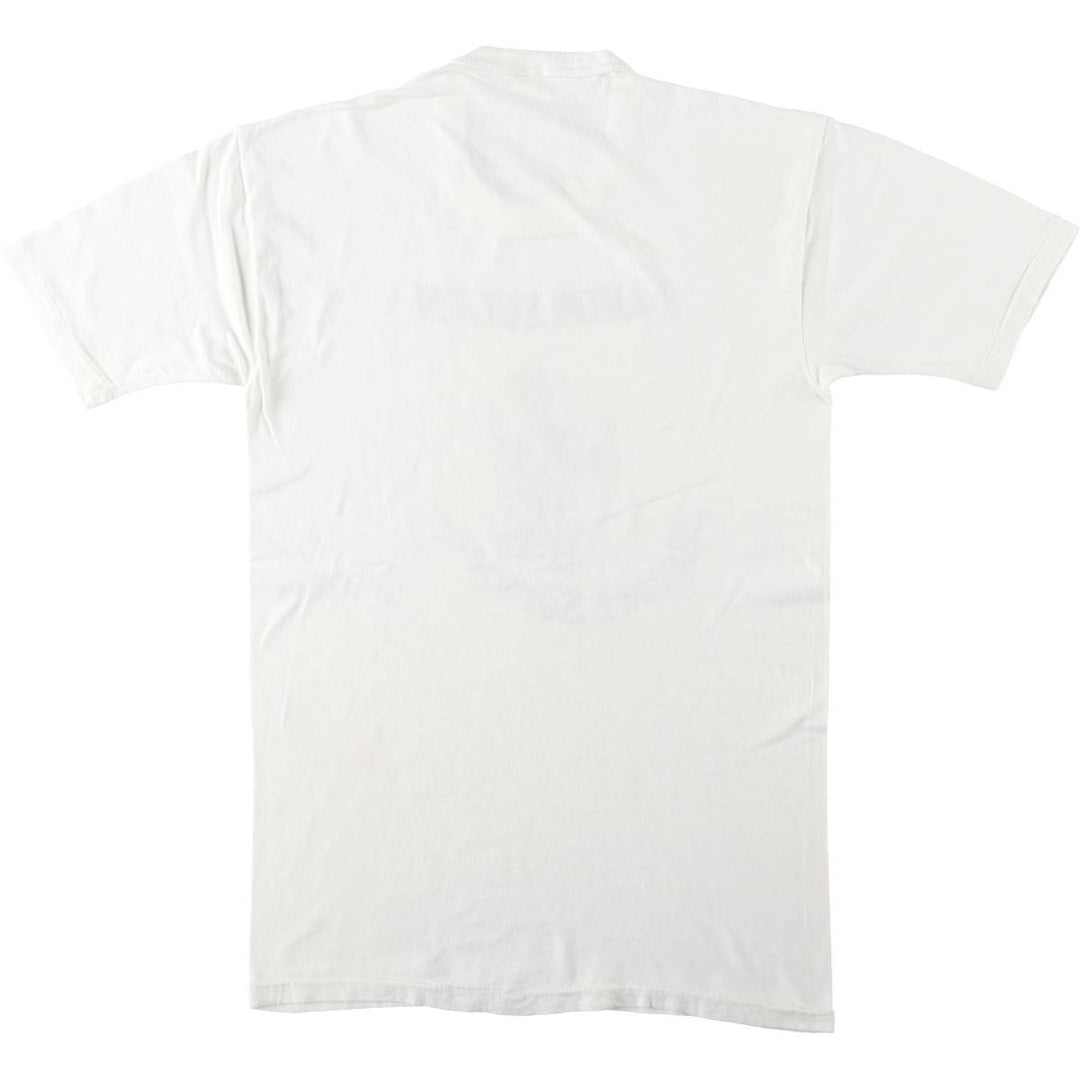 70s-80'S Healthknit Printed T-Shirt, Made in USA, Men's Size L (Equivalent), Vintage cotton white type Vintage Second Hand