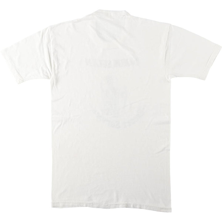 70s-80'S Healthknit Printed T-Shirt, Made in USA, Men's Size L (Equivalent), Vintage cotton white type Vintage Second Hand