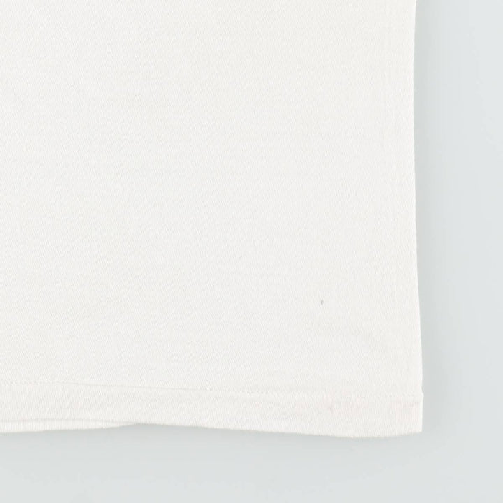 70s-80'S Healthknit Printed T-Shirt, Made in USA, Men's Size L (Equivalent), Vintage cotton white type Vintage Second Hand
