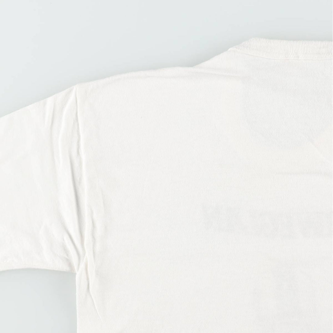 70s-80'S Healthknit Printed T-Shirt, Made in USA, Men's Size L (Equivalent), Vintage cotton white type Vintage Second Hand