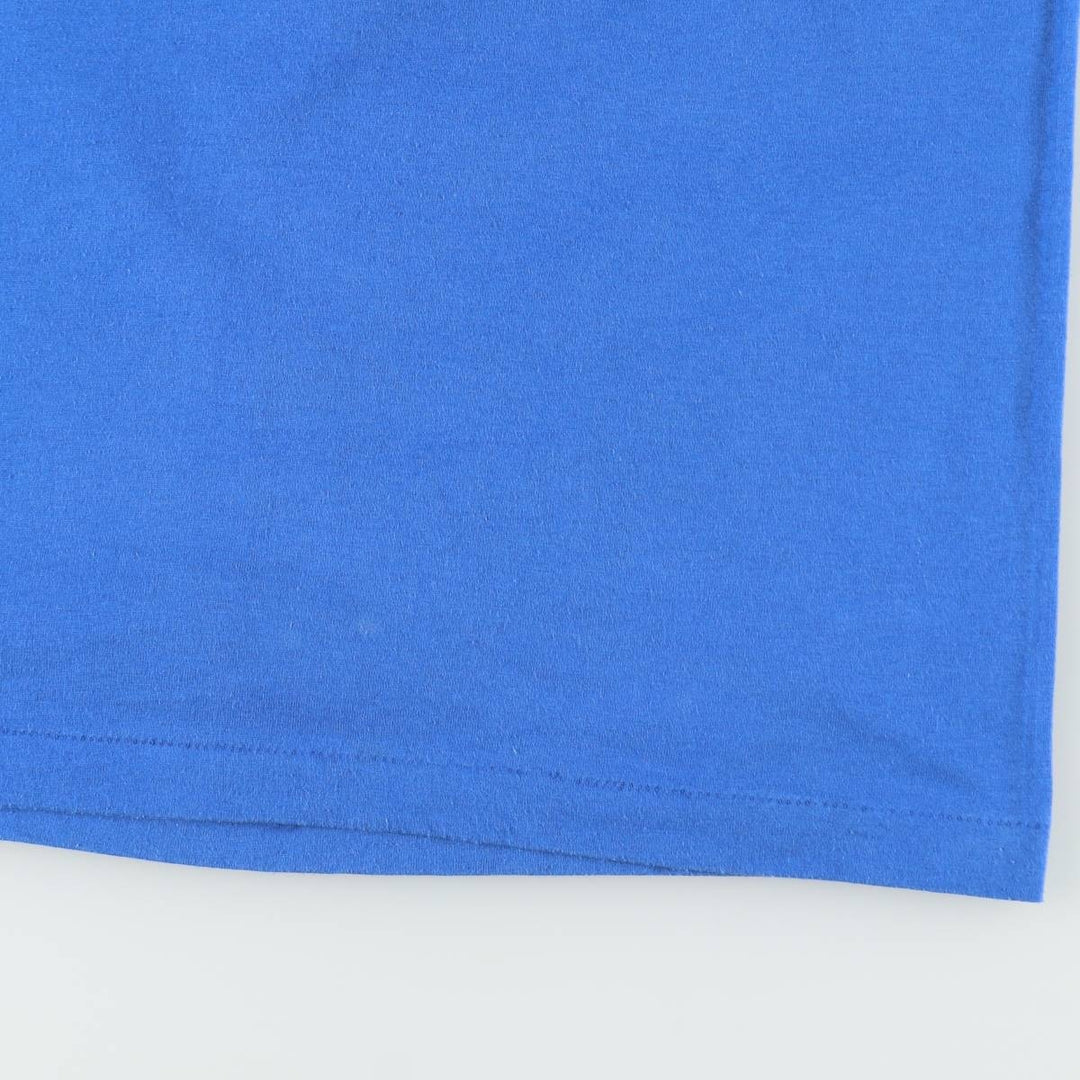 90'S SCREEN STARS Printed T-shirt Made in USA Men's XL Vintage cotton blue type Vintage Second Hand