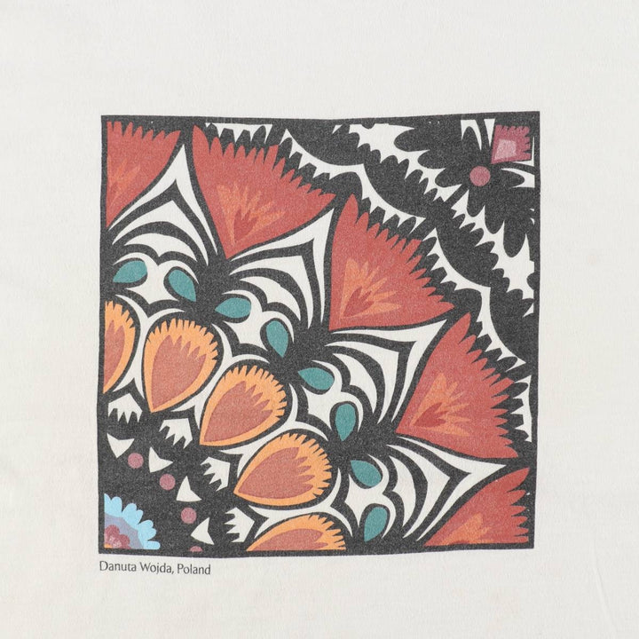 90'S Fruit of the Loom Heavy Cotton Advertising T-Shirt, Made in USA, Men's Size L (approx.), Vintage cotton white type Vintage Second Hand