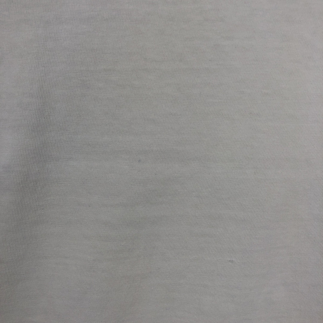 90'S Hanes BEEFY-T Printed T-shirt Made in USA Men's XL Vintage cotton white type Vintage Second Hand