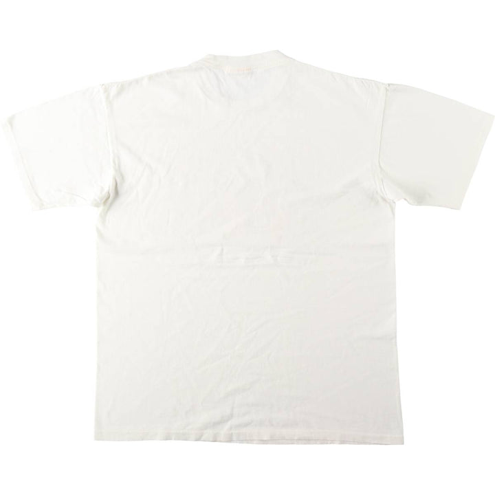 90'S LAKE STREET SHIRTS Art T-shirt, Made in USA, Men's XL equivalent, Vintage cotton white type Vintage Second Hand
