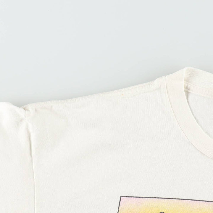 90'S LAKE STREET SHIRTS Art T-shirt, Made in USA, Men's XL equivalent, Vintage cotton white type Vintage Second Hand