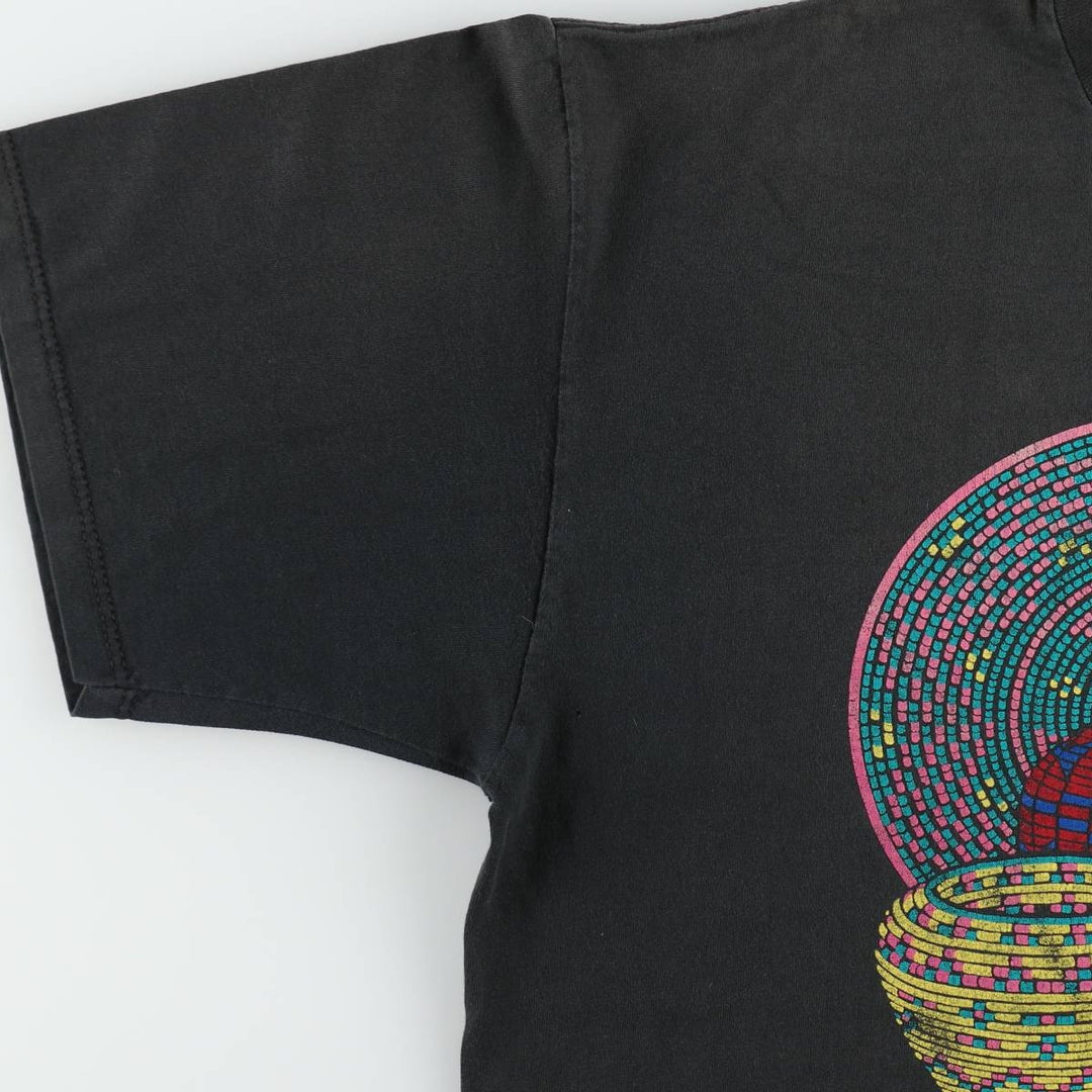 90'S Jerzees Art T-Shirt, Made in USA, Men's XL equivalent, Vintage cotton Charcoal Vintage Second Hand