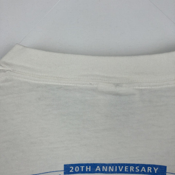 90'S ONEITA POWER PRO Print T-Shirt, Made in USA, Large Size cotton white type Vintage Second Hand