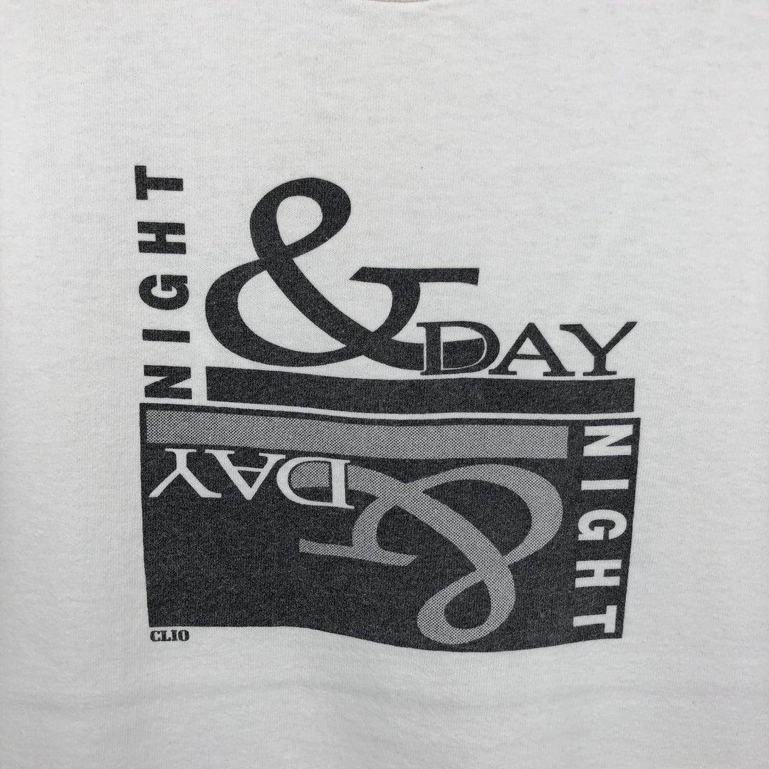 90'S SCREEN STARS Printed T-shirt, Men's XL, Vintage cotton white type Vintage Second Hand