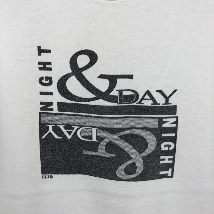 90'S SCREEN STARS Printed T-shirt, Men's XL, Vintage cotton white type Vintage Second Hand