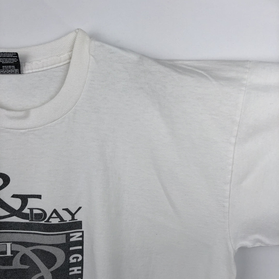 90'S SCREEN STARS Printed T-shirt, Men's XL, Vintage cotton white type Vintage Second Hand