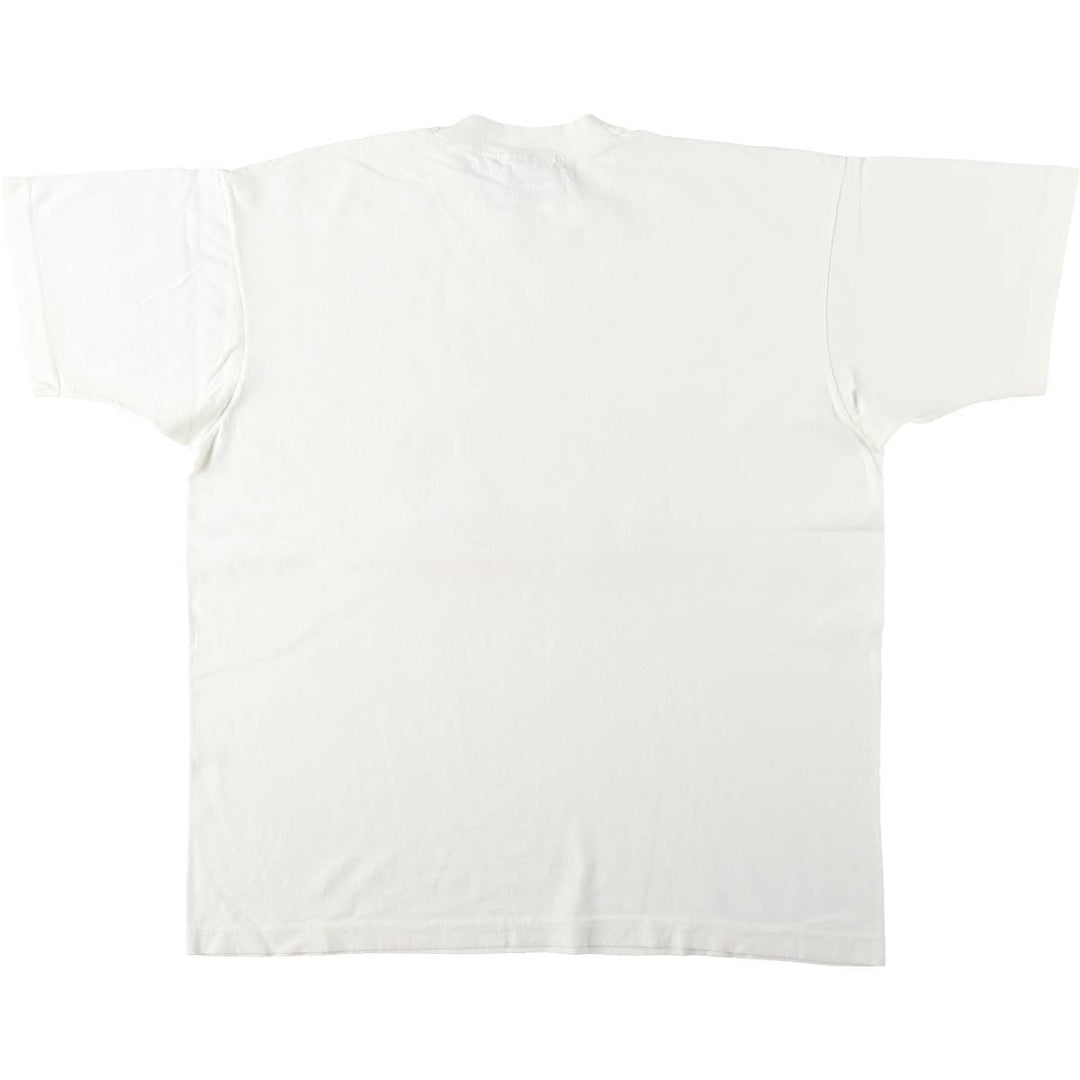 90'S Fruit of the Loom Art T-Shirt, Made in USA, Men's XL equivalent, Vintage cotton white type Vintage Second Hand