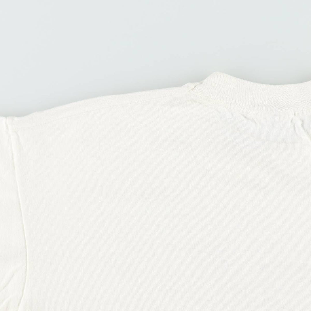 90'S Fruit of the Loom Art T-Shirt, Made in USA, Men's XL equivalent, Vintage cotton white type Vintage Second Hand