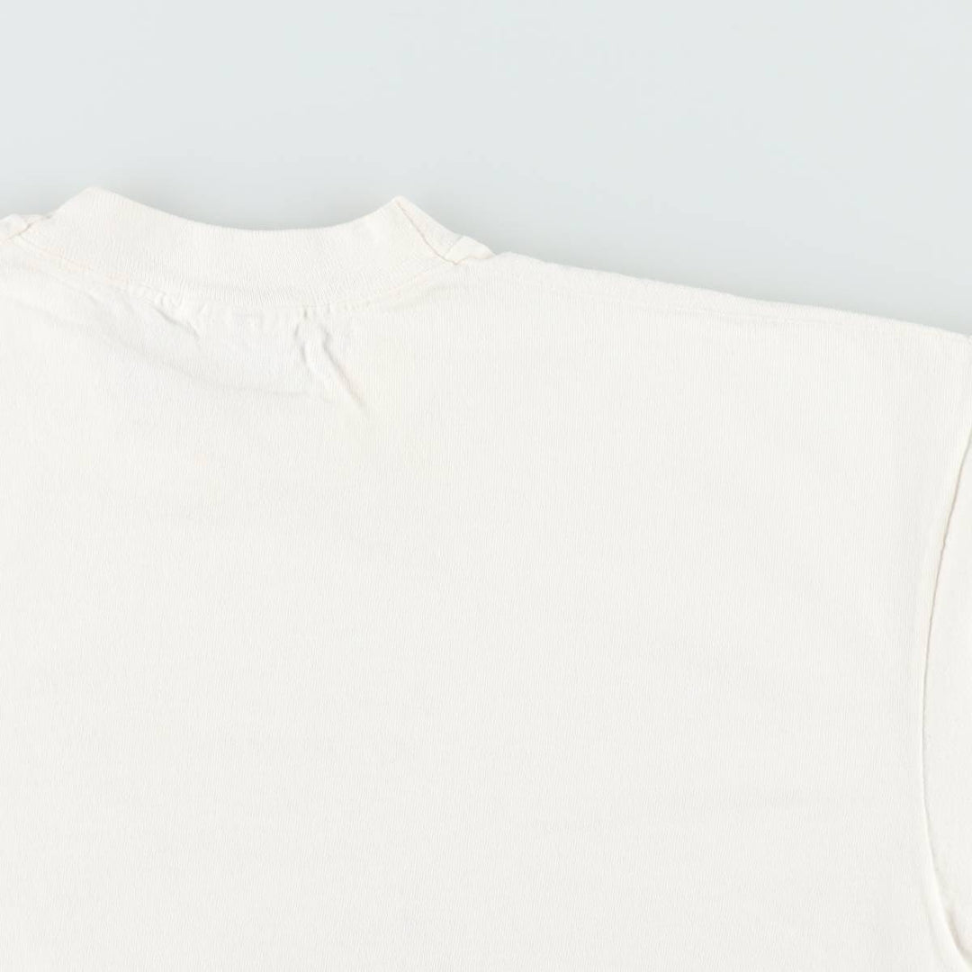 90'S Fruit of the Loom Art T-Shirt, Made in USA, Men's XL equivalent, Vintage cotton white type Vintage Second Hand