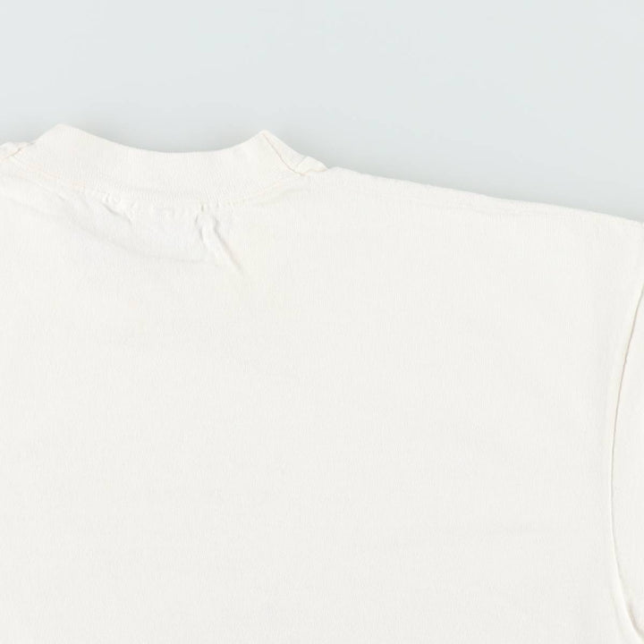 90'S Fruit of the Loom Art T-Shirt, Made in USA, Men's XL equivalent, Vintage cotton white type Vintage Second Hand