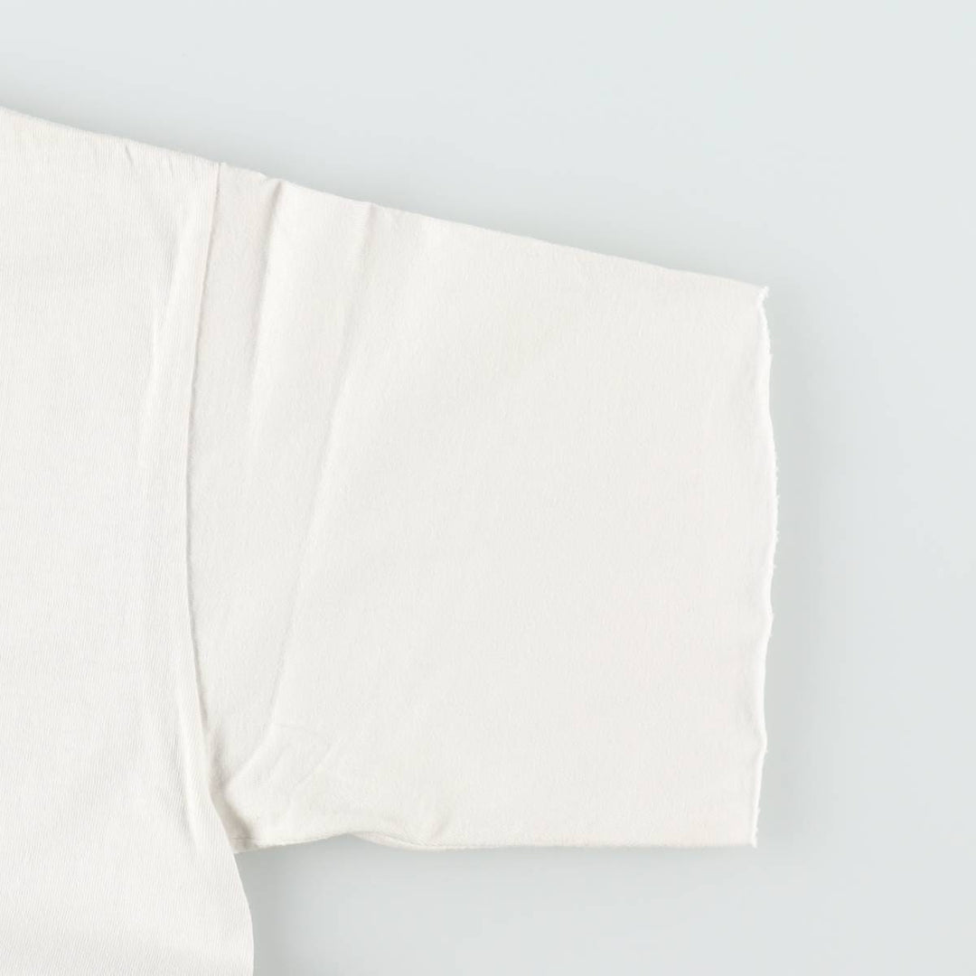 80'S ONEITA POWER-T Cut-off Art T-Shirt, Made in USA, Men's Size M (Equivalent), Vintage cotton white type Vintage Second Hand