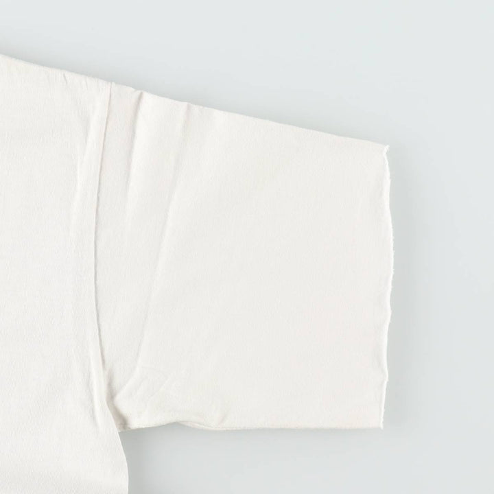 80'S ONEITA POWER-T Cut-off Art T-Shirt, Made in USA, Men's Size M (Equivalent), Vintage cotton white type Vintage Second Hand