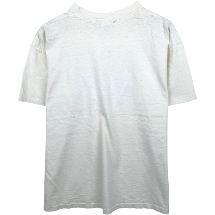 90'S Anvil Message Print T-Shirt, Made in USA, Men's XL (approx.) cotton white type Vintage Second Hand