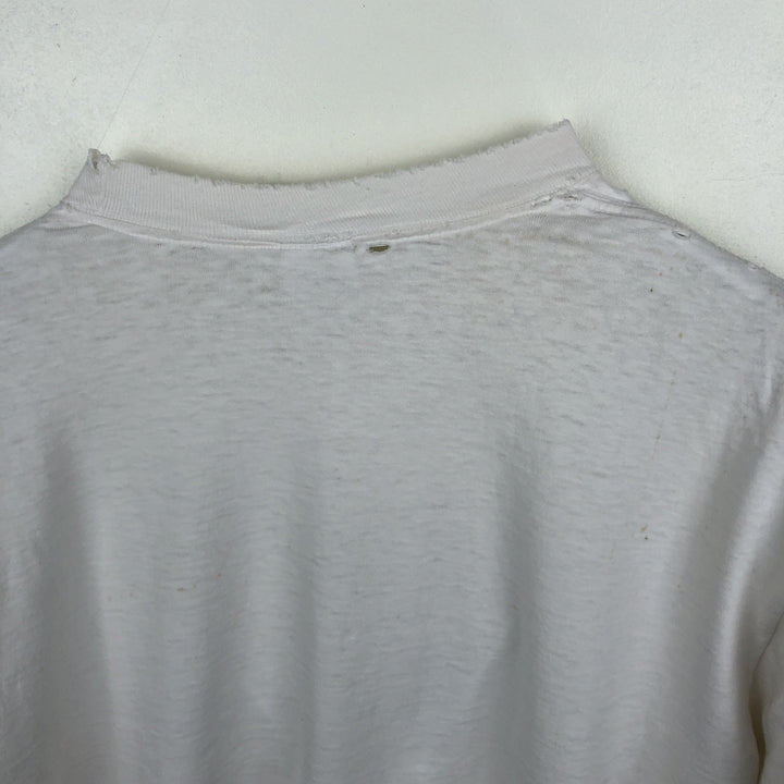 90'S Anvil Message Print T-Shirt, Made in USA, Men's XL (approx.) cotton white type Vintage Second Hand