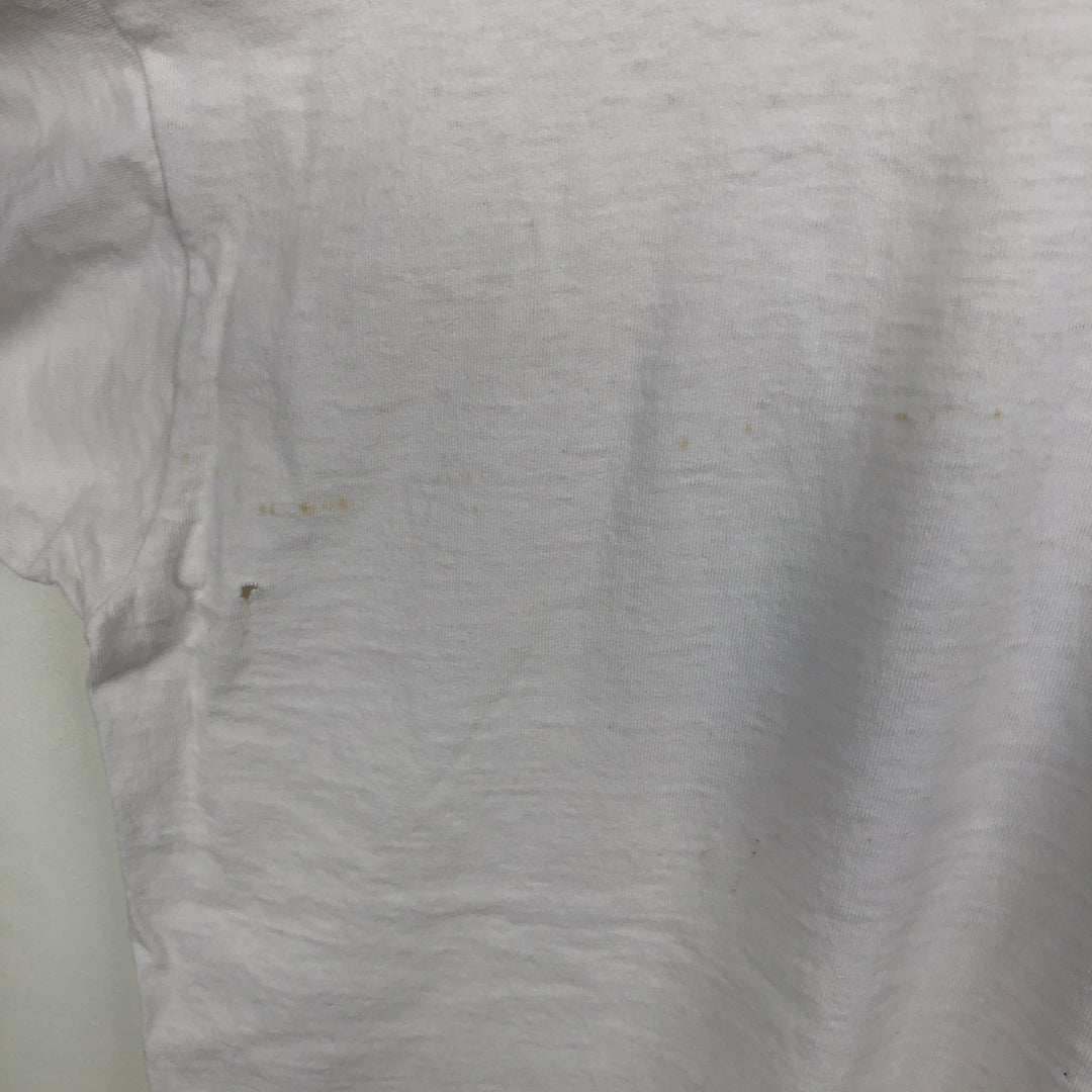90'S Anvil Message Print T-Shirt, Made in USA, Men's XL (approx.) cotton white type Vintage Second Hand