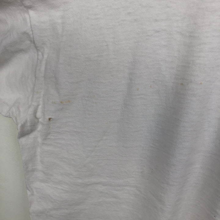 90'S Anvil Message Print T-Shirt, Made in USA, Men's XL (approx.) cotton white type Vintage Second Hand