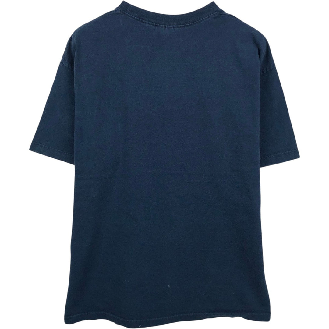 ALSTYLE Parody Print T-Shirt, Made in USA, Men's XL Equivalent cotton navy blue type Vintage Second Hand