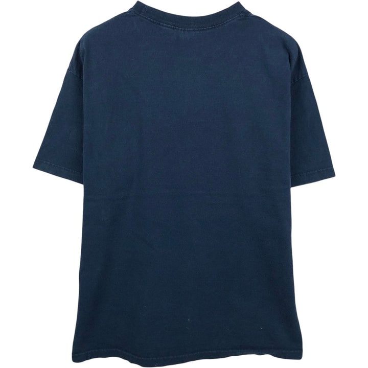 ALSTYLE Parody Print T-Shirt, Made in USA, Men's XL Equivalent cotton navy blue type Vintage Second Hand