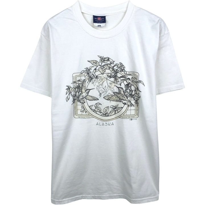 90'S DEL SOL Print T-Shirt, Men's Size L (Equivalent), Vintage cotton white type Vintage Second Hand