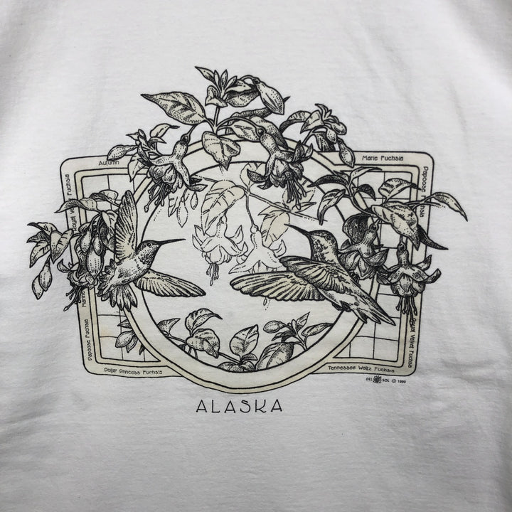 90'S DEL SOL Print T-Shirt, Men's Size L (Equivalent), Vintage cotton white type Vintage Second Hand