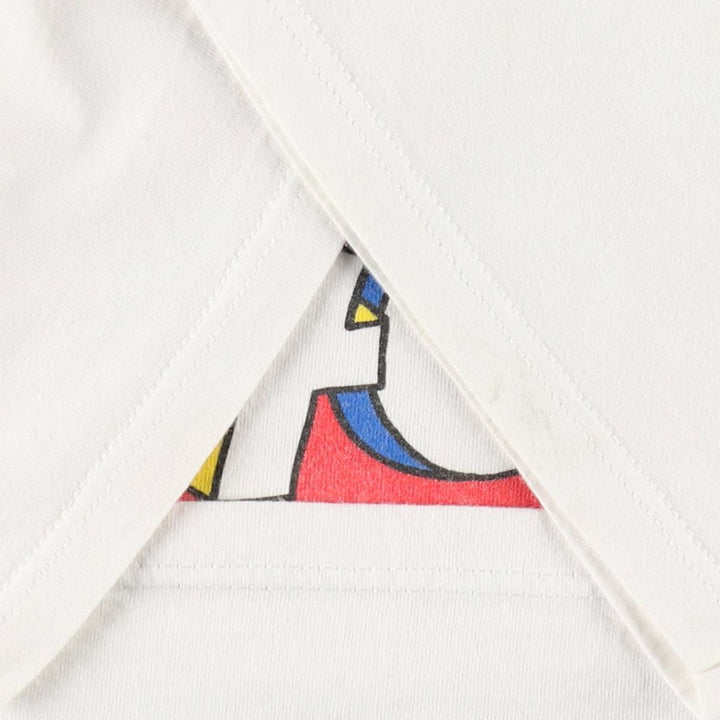 ~90'S Jerzees Message Print T-Shirt, Made in USA, Men's Size L (Equivalent), Vintage cotton white type Vintage Second Hand