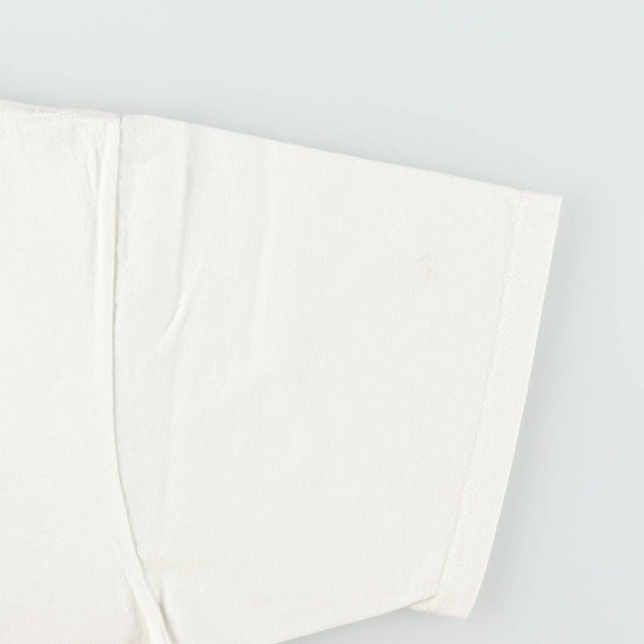 ~90'S Jerzees Message Print T-Shirt, Made in USA, Men's Size L (Equivalent), Vintage cotton white type Vintage Second Hand