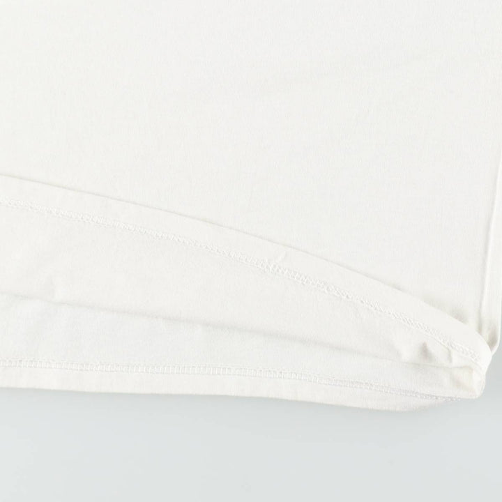 ~90'S Jerzees Message Print T-Shirt, Made in USA, Men's Size L (Equivalent), Vintage cotton white type Vintage Second Hand
