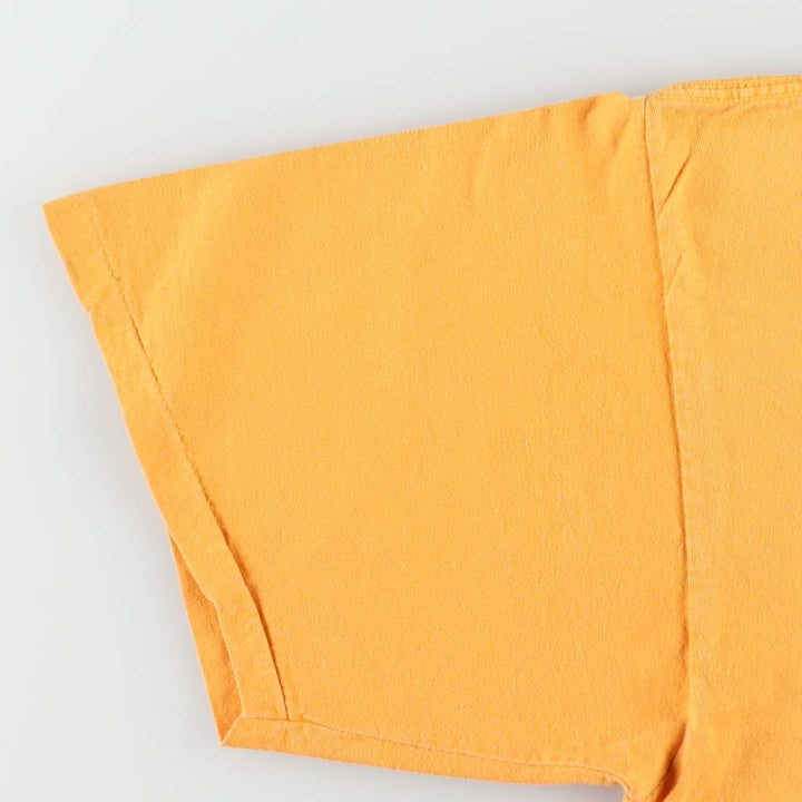 90'S ONEITA Color Wear Print T-Shirt, Men's XL equivalent, Vintage cotton orange type Vintage Second Hand