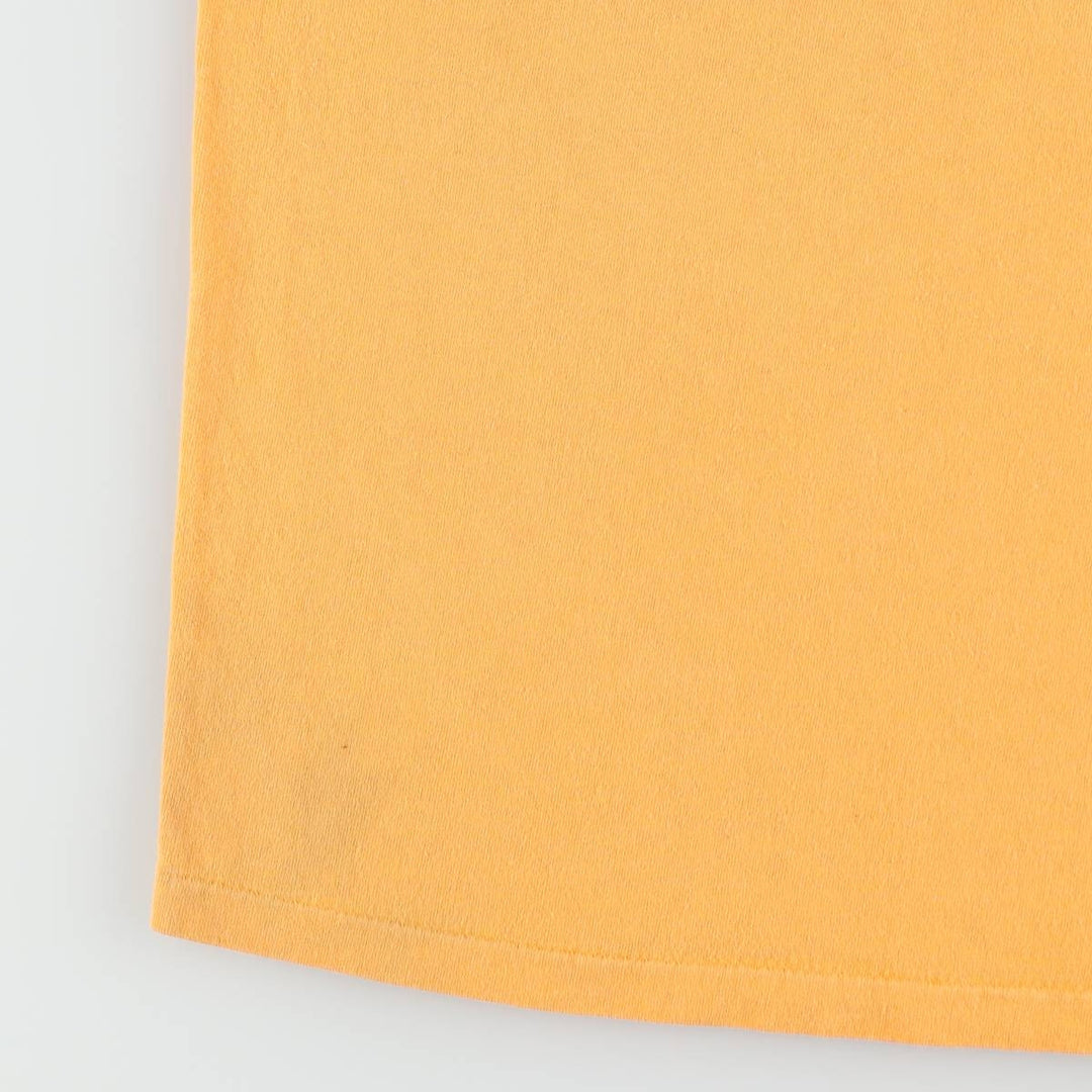 90'S ONEITA Color Wear Print T-Shirt, Men's XL equivalent, Vintage cotton orange type Vintage Second Hand