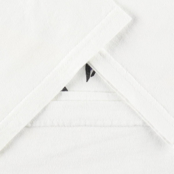 Delta PRO WEIGHT Printed T-Shirt, Made in USA, Men's Size M (equivalent) cotton white type Vintage Second Hand