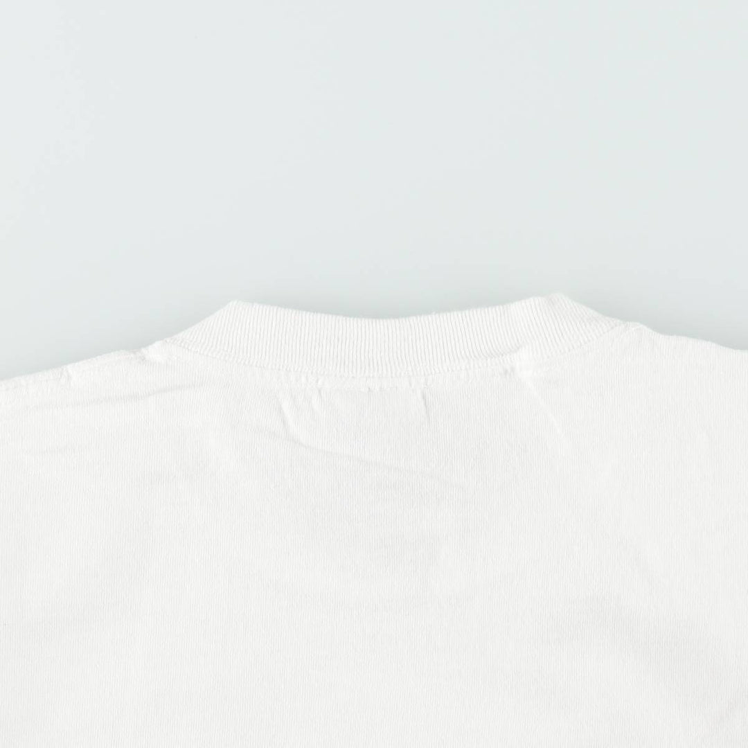 Delta PRO WEIGHT Printed T-Shirt, Made in USA, Men's Size M (equivalent) cotton white type Vintage Second Hand