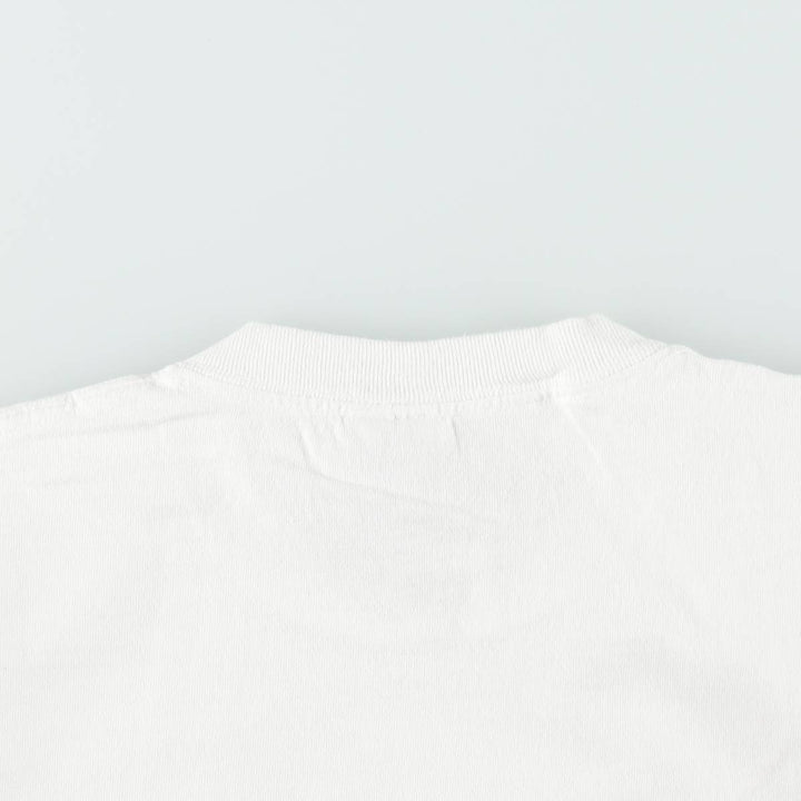 Delta PRO WEIGHT Printed T-Shirt, Made in USA, Men's Size M (equivalent) cotton white type Vintage Second Hand