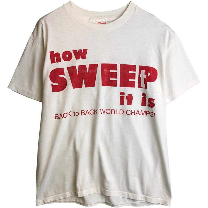 Hanes HEAVYWEIGHT 50 cotton white type Vintage Second Hand