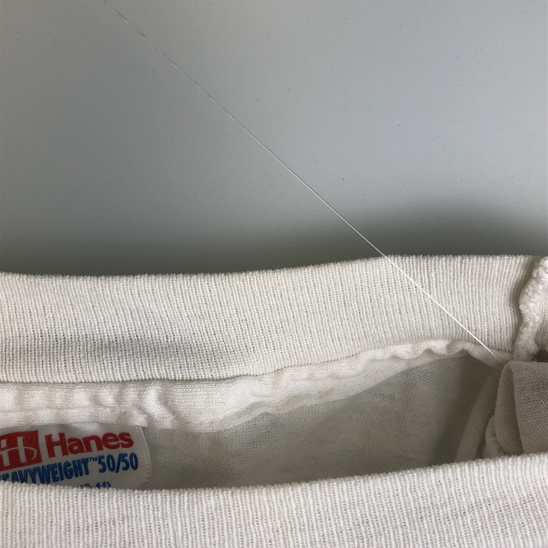 Hanes HEAVYWEIGHT 50 cotton white type Vintage Second Hand