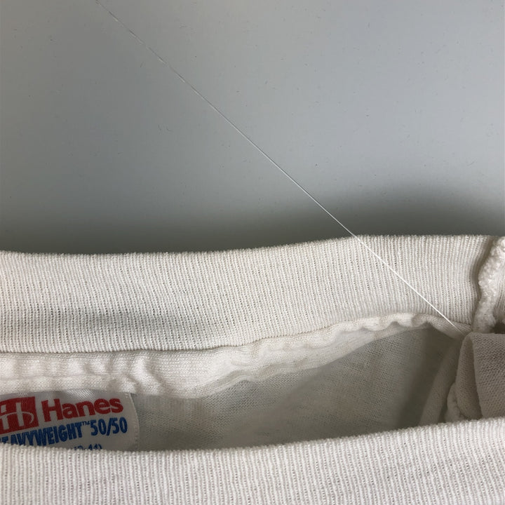 Hanes HEAVYWEIGHT 50 cotton white type Vintage Second Hand