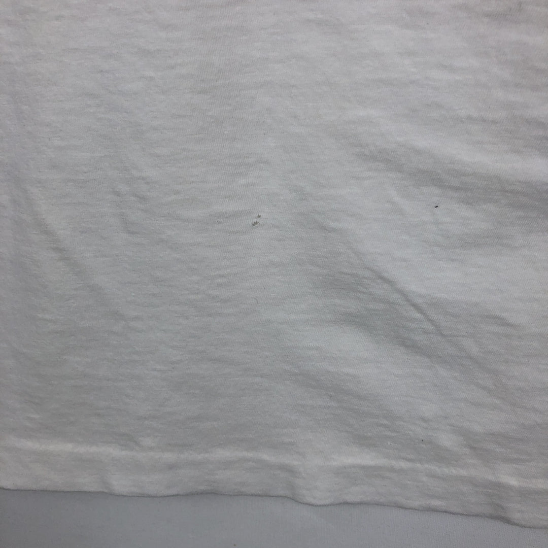 Dog print T-shirt, men's size M equivalent, vintage. unclear white type Vintage Second Hand