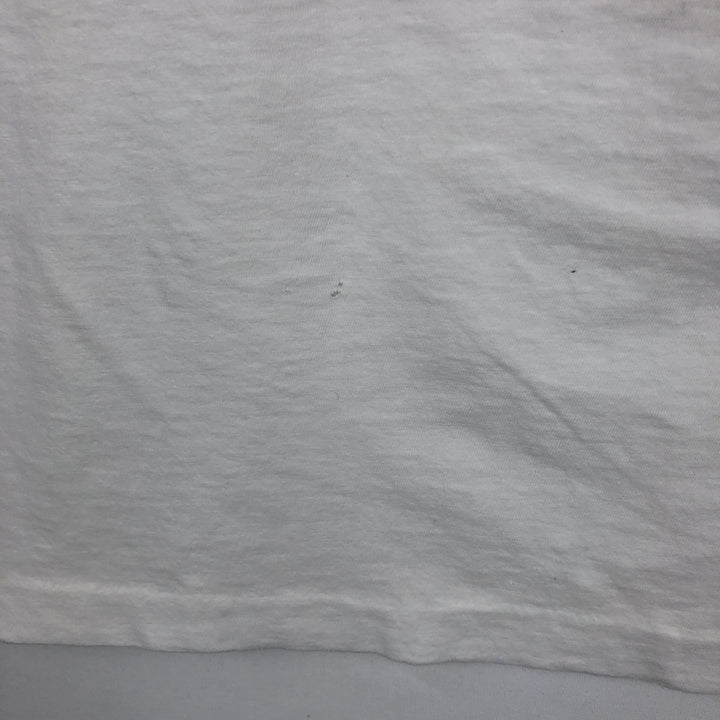 Dog print T-shirt, men's size M equivalent, vintage. unclear white type Vintage Second Hand
