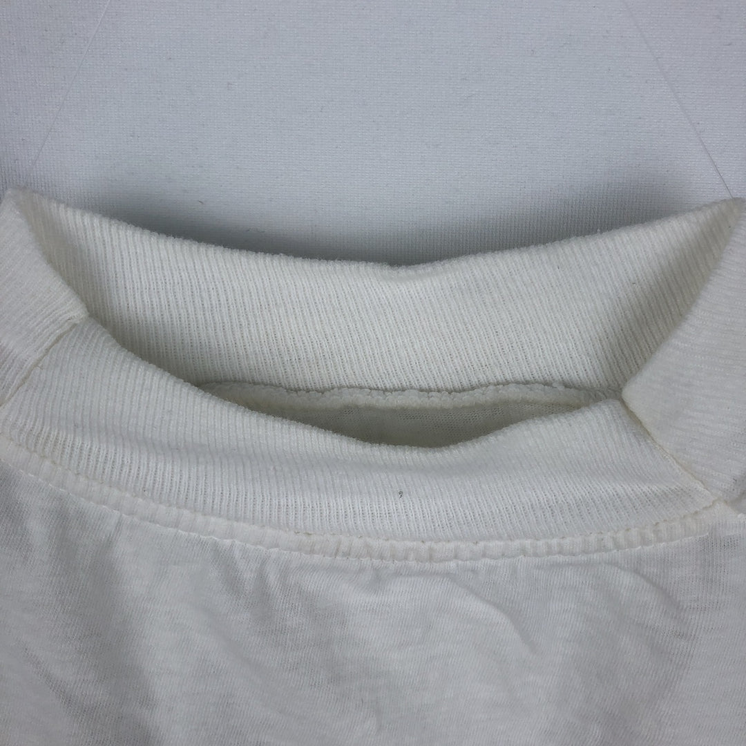 Dog print T-shirt, men's size M equivalent, vintage. unclear white type Vintage Second Hand