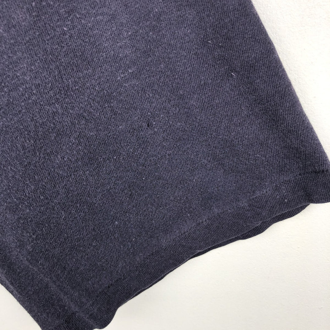 90'S ARTEX College T-Shirt, Made in USA, Men's XL equivalent, Vintage cotton navy blue type Vintage Second Hand
