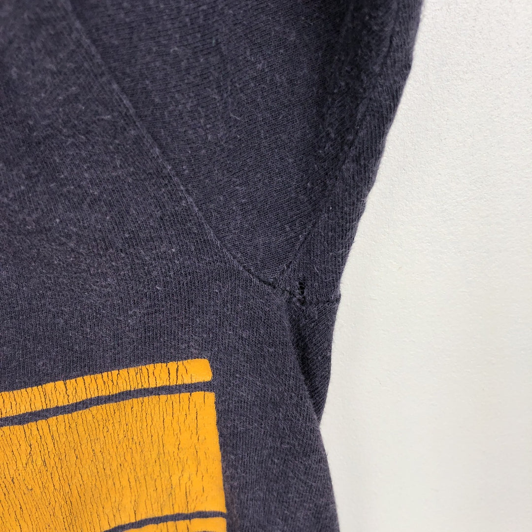 90'S ARTEX College T-Shirt, Made in USA, Men's XL equivalent, Vintage cotton navy blue type Vintage Second Hand