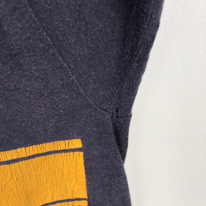 90'S ARTEX College T-Shirt, Made in USA, Men's XL equivalent, Vintage cotton navy blue type Vintage Second Hand