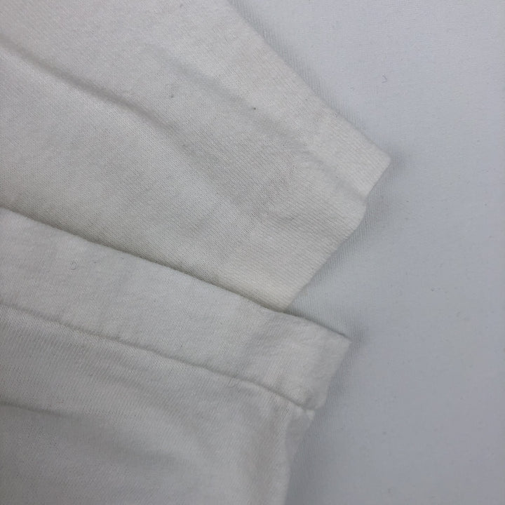 90'S Fruit of the Loom printed T-shirt, made in the USA, men's XL size, vintage cotton white type Vintage Second Hand