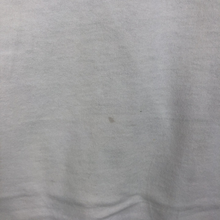 90'S Fruit of the Loom printed T-shirt, made in the USA, men's XL size, vintage cotton white type Vintage Second Hand