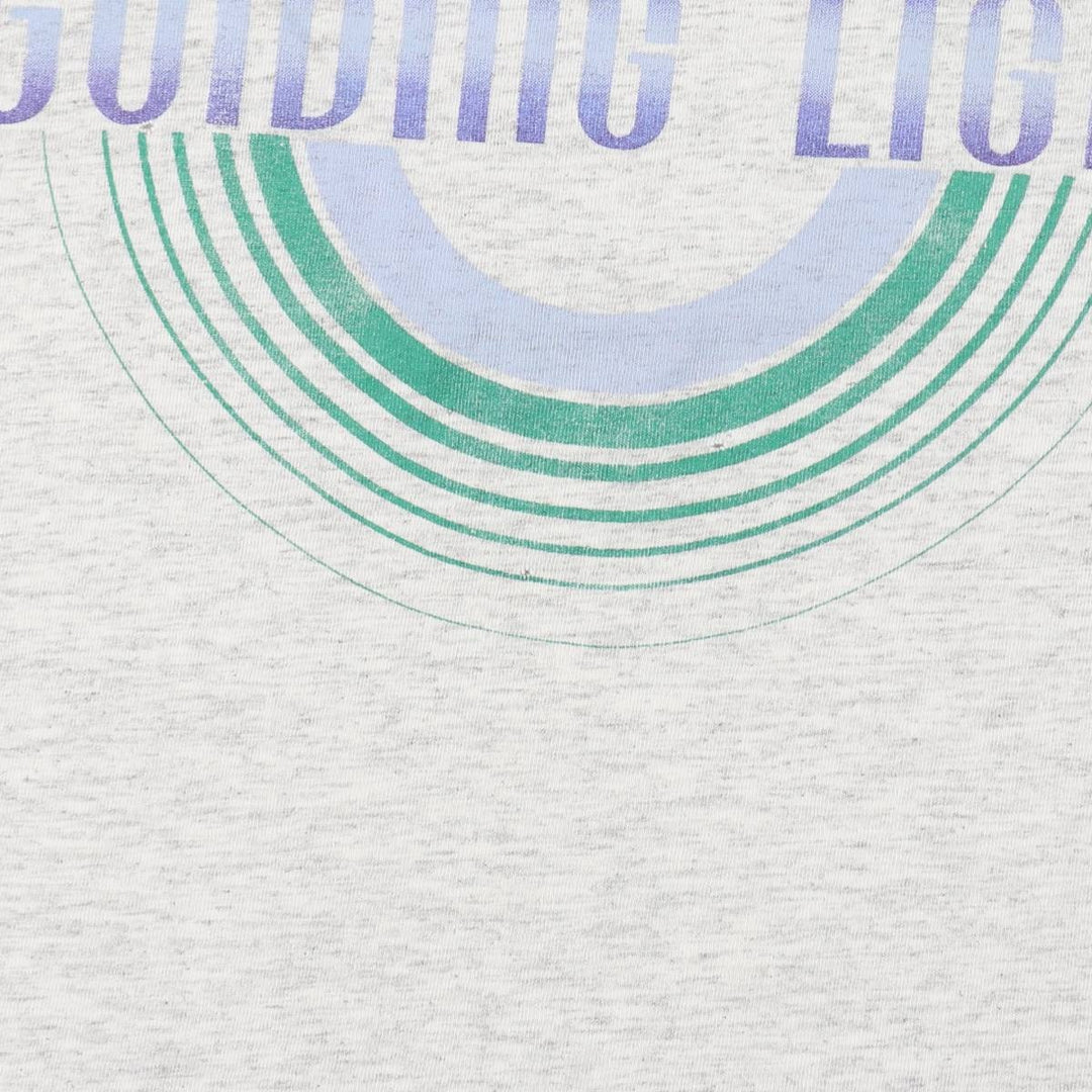 90'S Fruit of the Loom Guiding Light TV Drama Movie T-Shirt, Made in USA, Men's XL equivalent, Vintage cotton gray type Vintage Second Hand