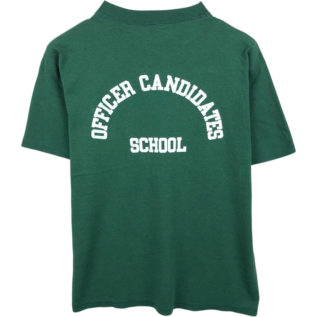90'S Sofie College T-shirt, Made in USA, Men's Size L (approx.), Vintage polyester Green type dark green Vintage Second Hand