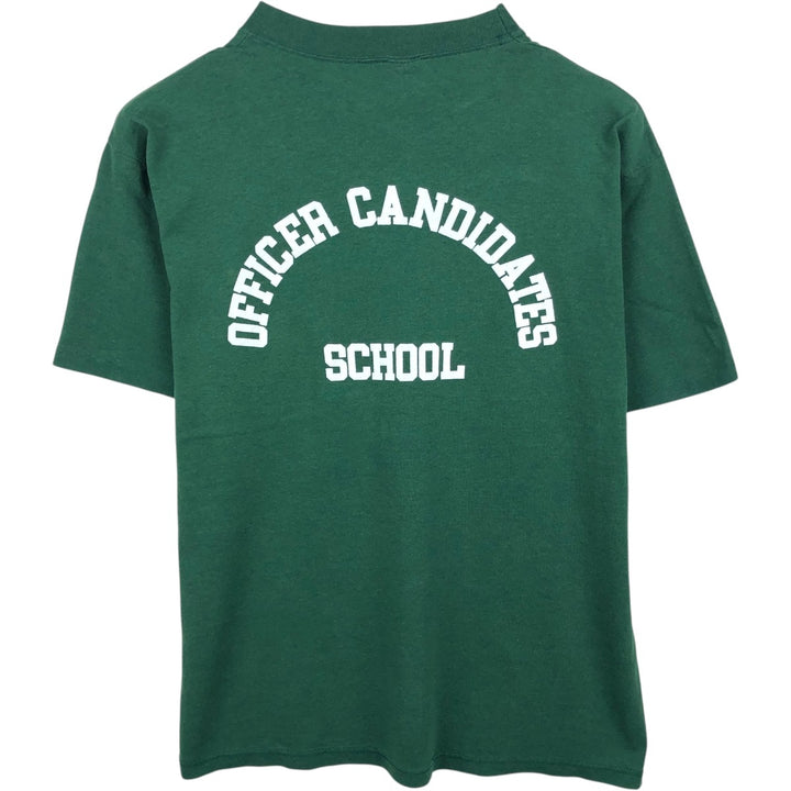 90'S Sofie College T-shirt, Made in USA, Men's Size L (approx.), Vintage polyester Green type dark green Vintage Second Hand